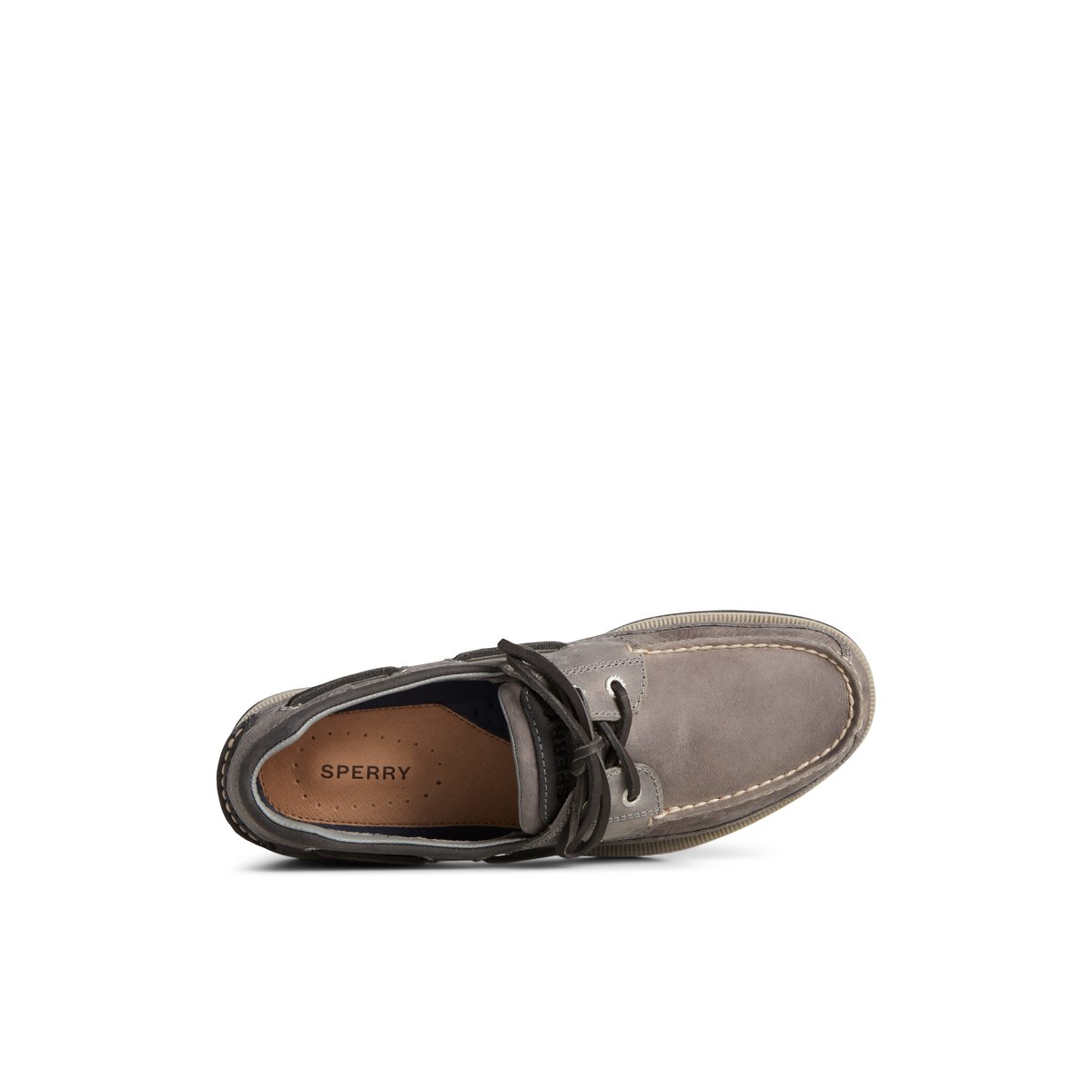 Grey Sperry Mako Canoe Moc Boat Shoe | DZJLMXN-14