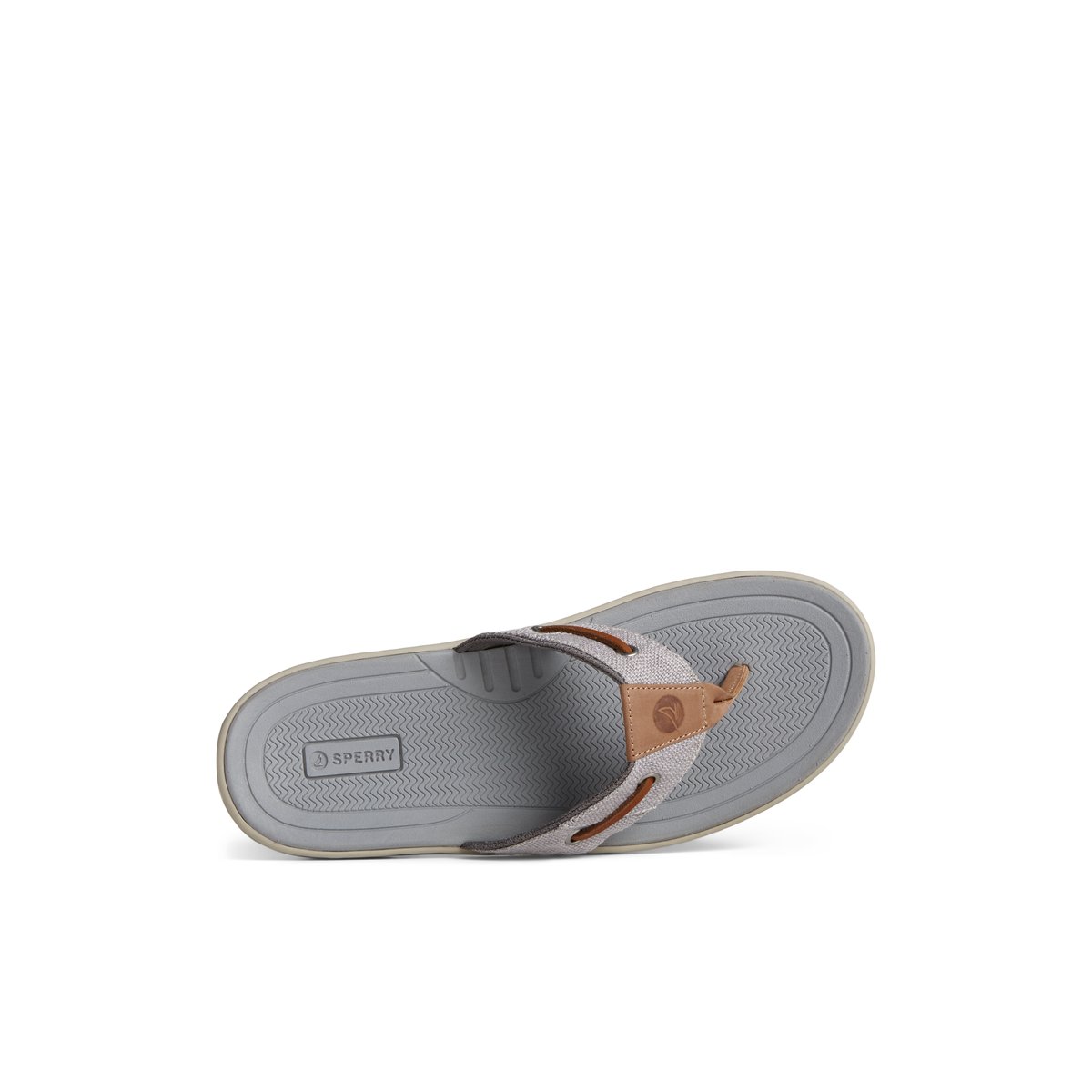 Grey Sperry SeaCycled Baitfish Baja Flip Flop | ERHDKBJ-60