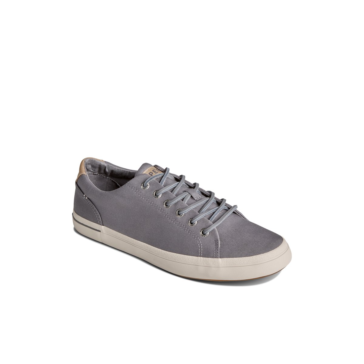 Grey Sperry SeaCycled Striper II Textile Sneaker | CGEKIJR-84