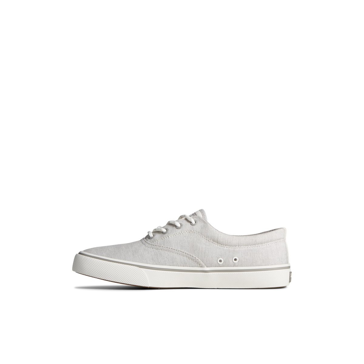 Grey Sperry Striper II Chambray Sneaker | JMTLSVK-07