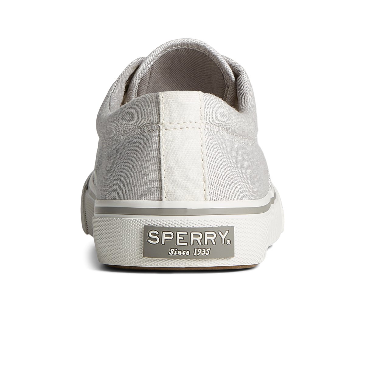 Grey Sperry Striper II Chambray Sneaker | JMTLSVK-07