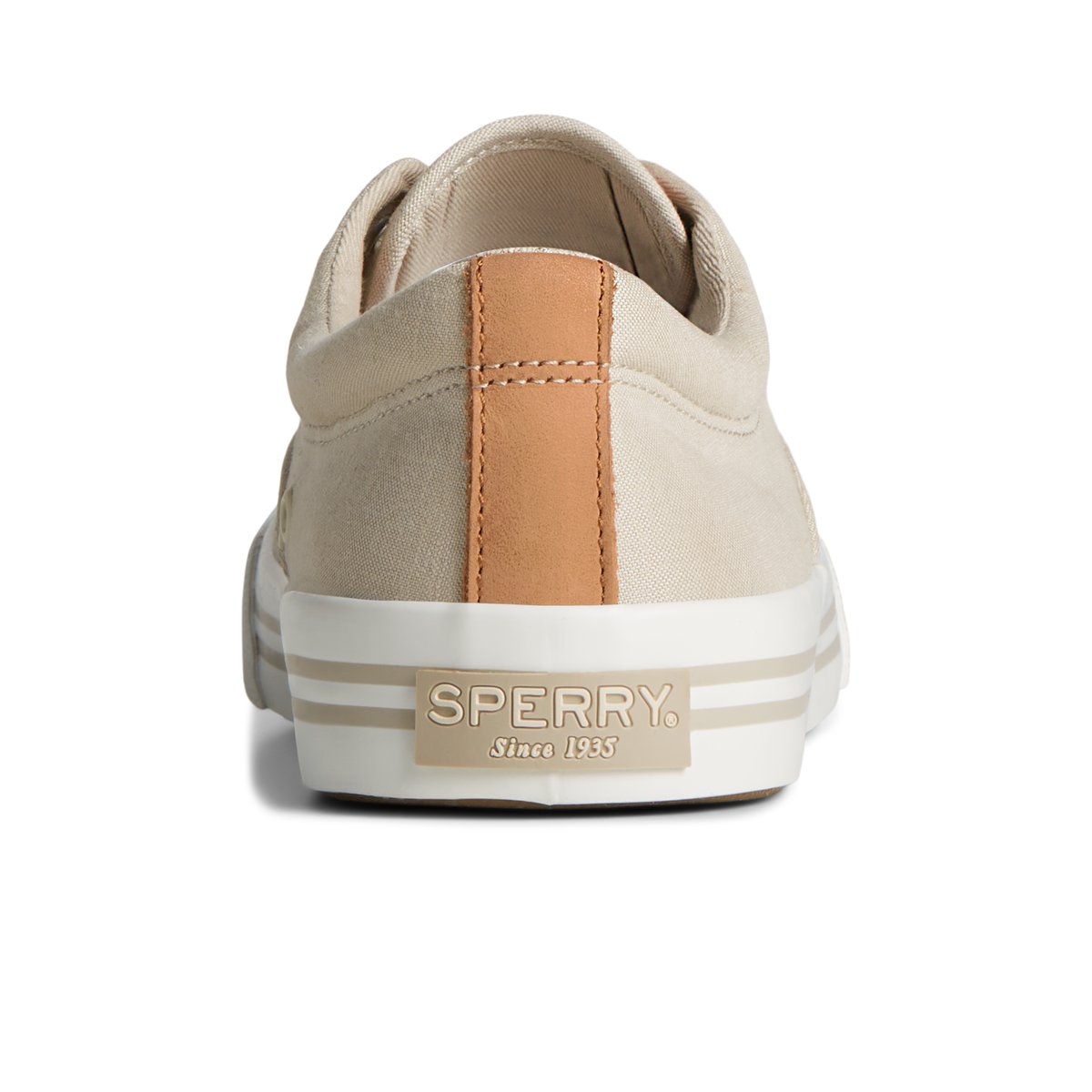 Grey Sperry Striper II Linen CVO Sneaker | FDPIECS-45