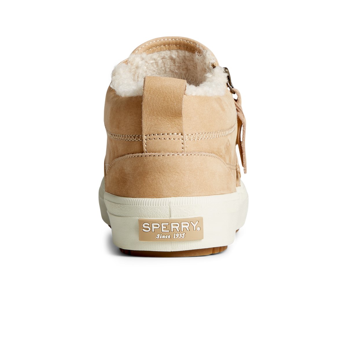 Khaki Sperry Crest Side Zip Cozy Sneaker | TMHRALX-75