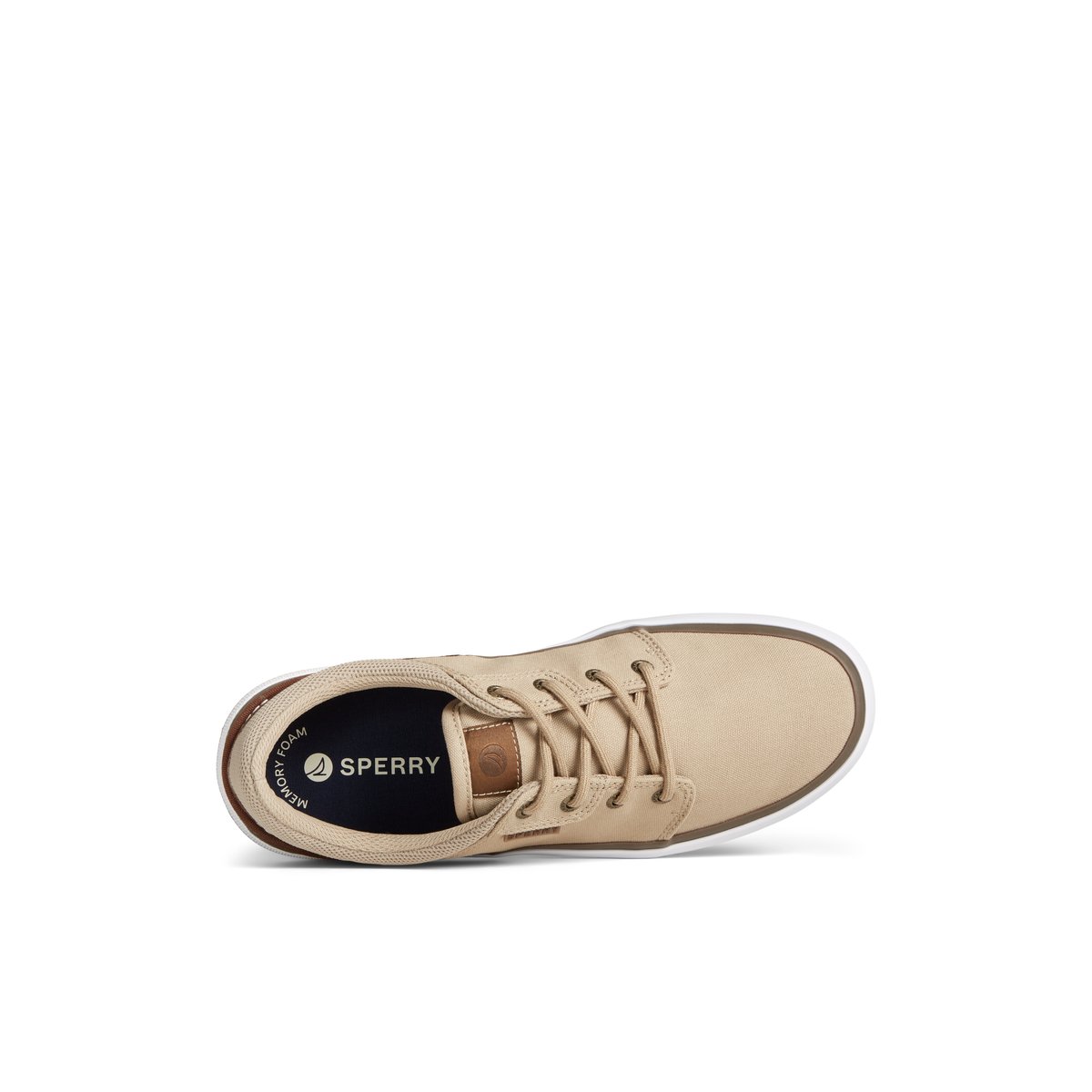 Khaki Sperry Crossjack Sneaker | VOXZSTB-95