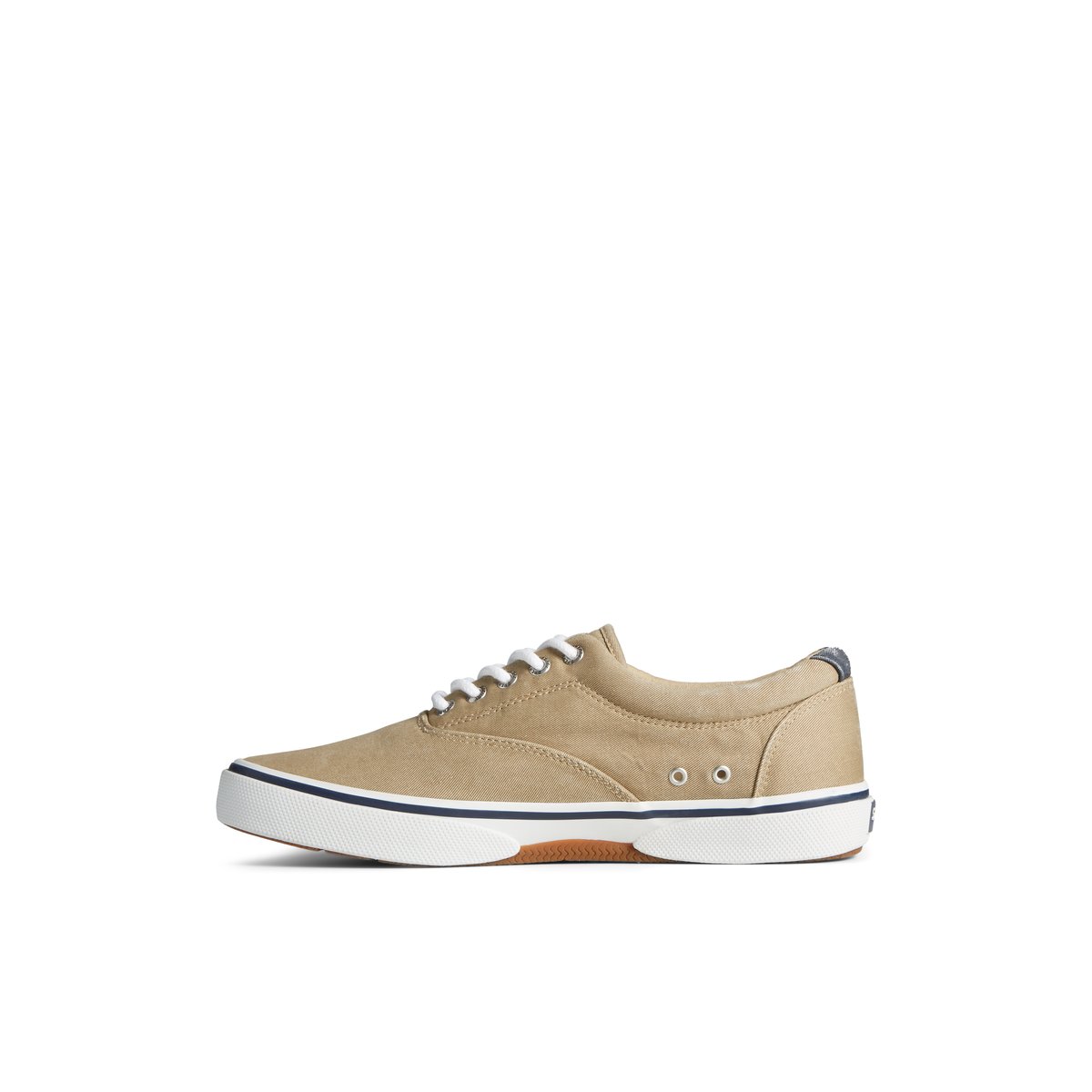 Khaki Sperry Halyard CVO Salt Washed Sneaker | QPKOMWR-82