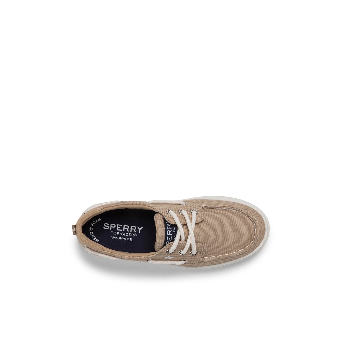 Khaki Sperry Sea Ketch Washable Sneaker | XNKZESA-59