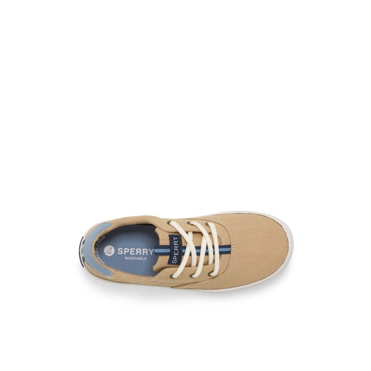 Khaki Sperry Spinnaker Washable Sneaker | GYKRJTD-02