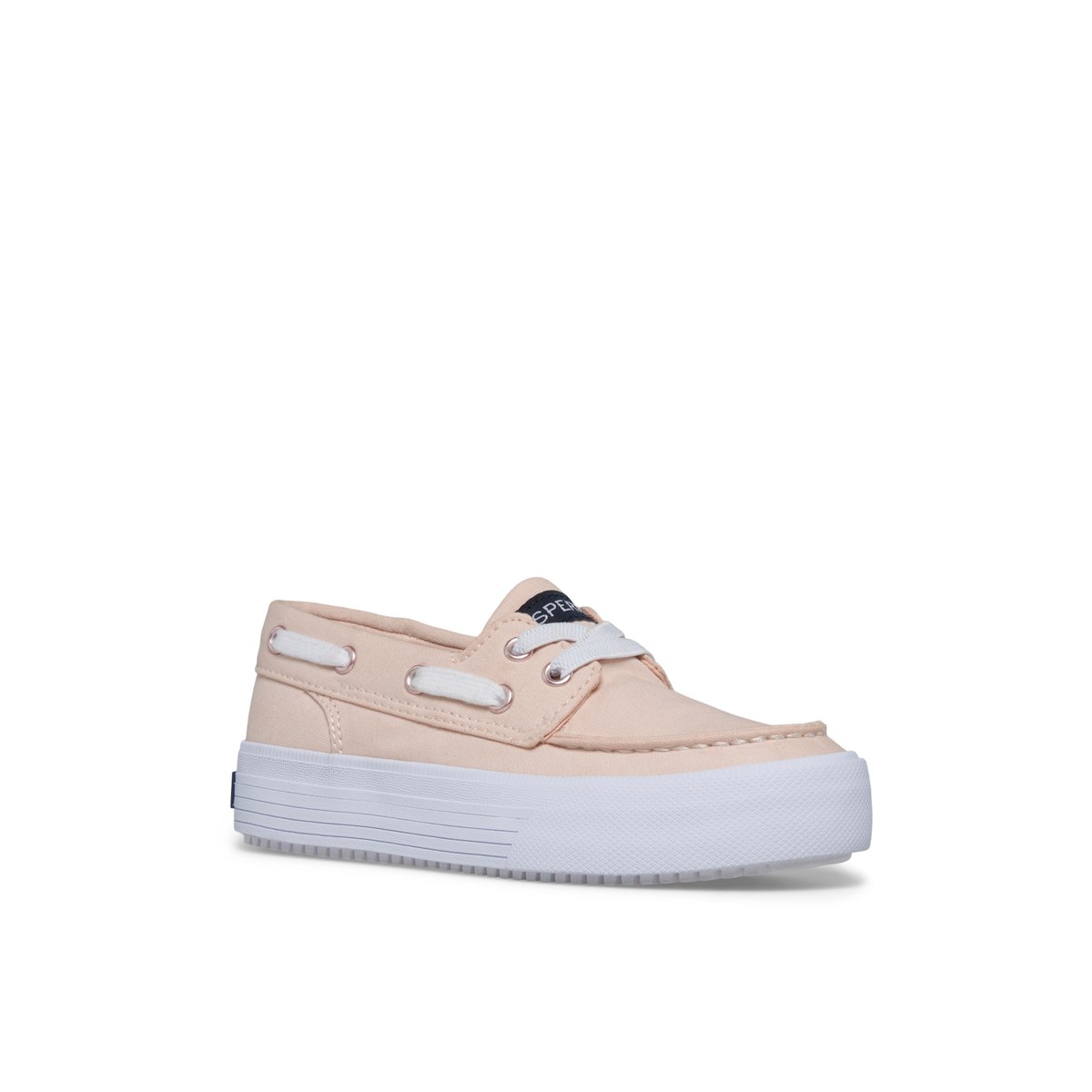 Light Red Sperry Bahama Platform Sneaker | QBDSENL-53