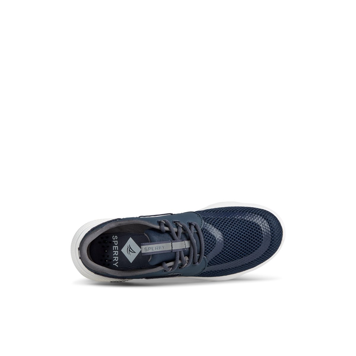 Navy Sperry 7 Sea 3-Eye Sneaker | HCDJXKM-05