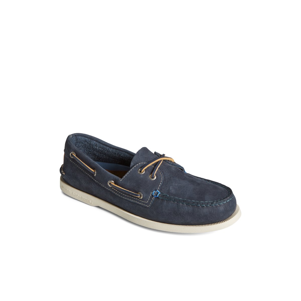 Navy Sperry Authentic Original 2-Eye Nubuck Boat Shoe | APNTOKF-59