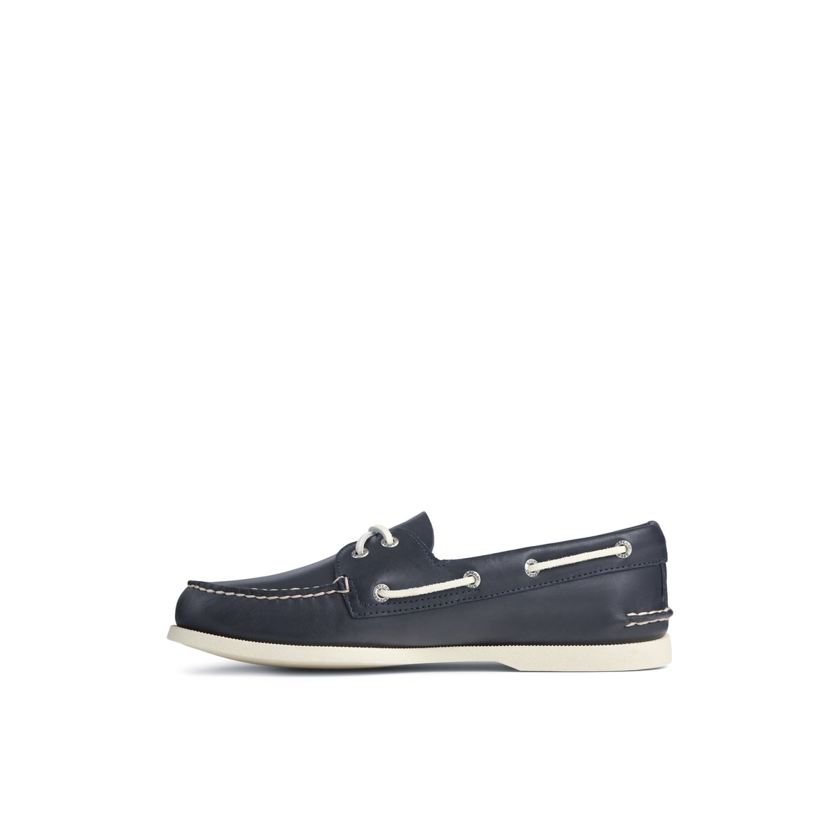 Navy Sperry Authentic Original Leather Boat Shoe | ETKHPDR-98