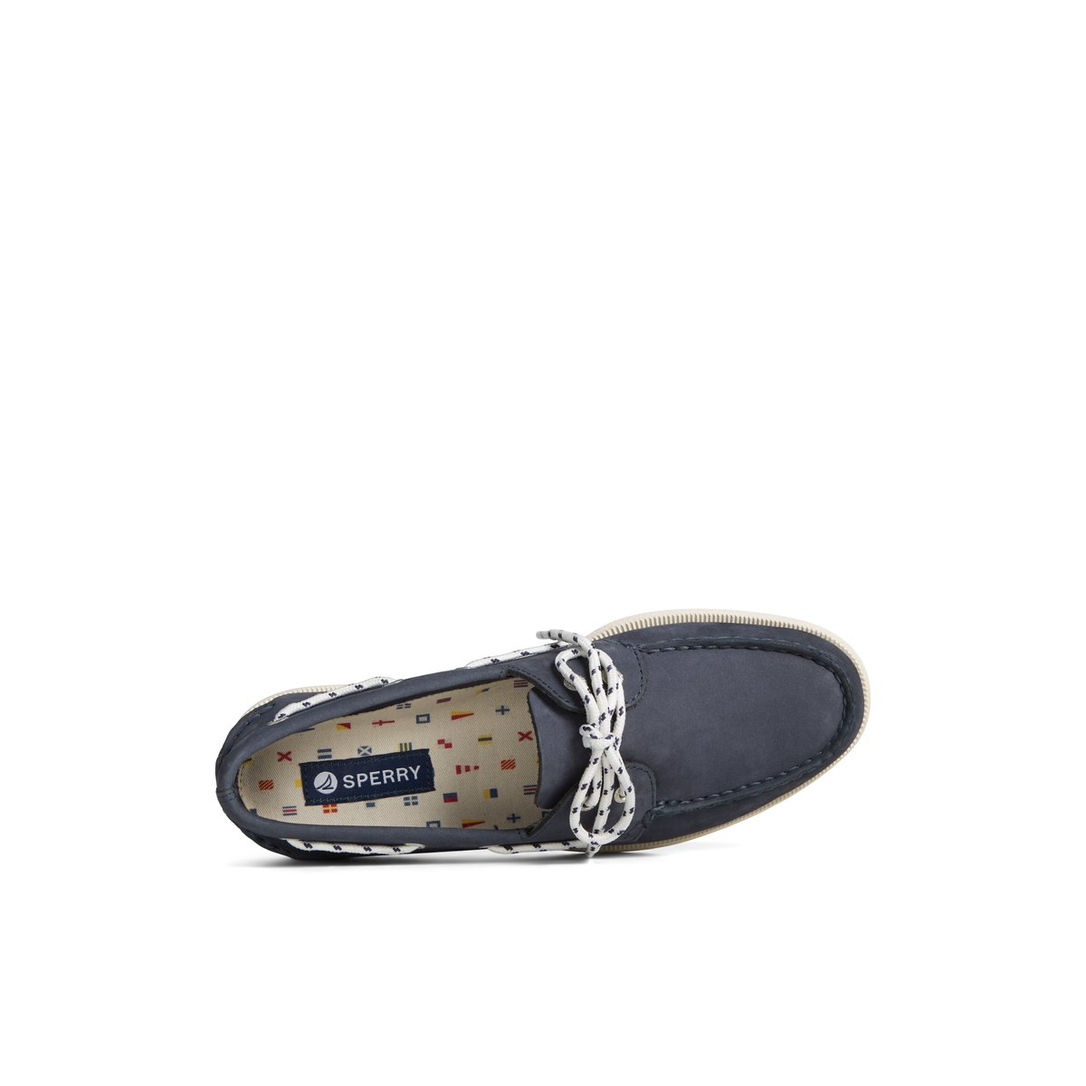 Navy Sperry Authentic Original Nautical Nubuck Boat Shoe | AJXNDMB-81