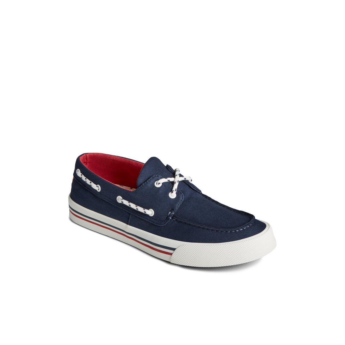 Navy Sperry Bahama II Nautical Sneaker | EUNTKPM-79