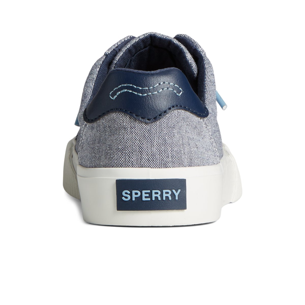 Navy Sperry Bermuda SeaCycled Canvas Sneaker | ZJXUYDR-32