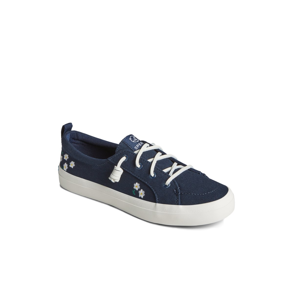 Navy Sperry Crest Vibe Floral Sneaker | ORLWZBC-68