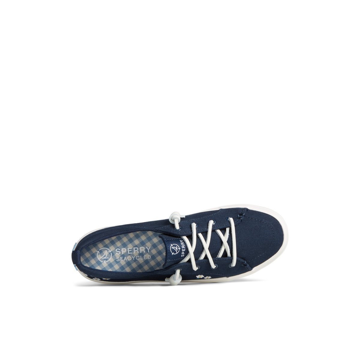 Navy Sperry Crest Vibe Floral Sneaker | ORLWZBC-68