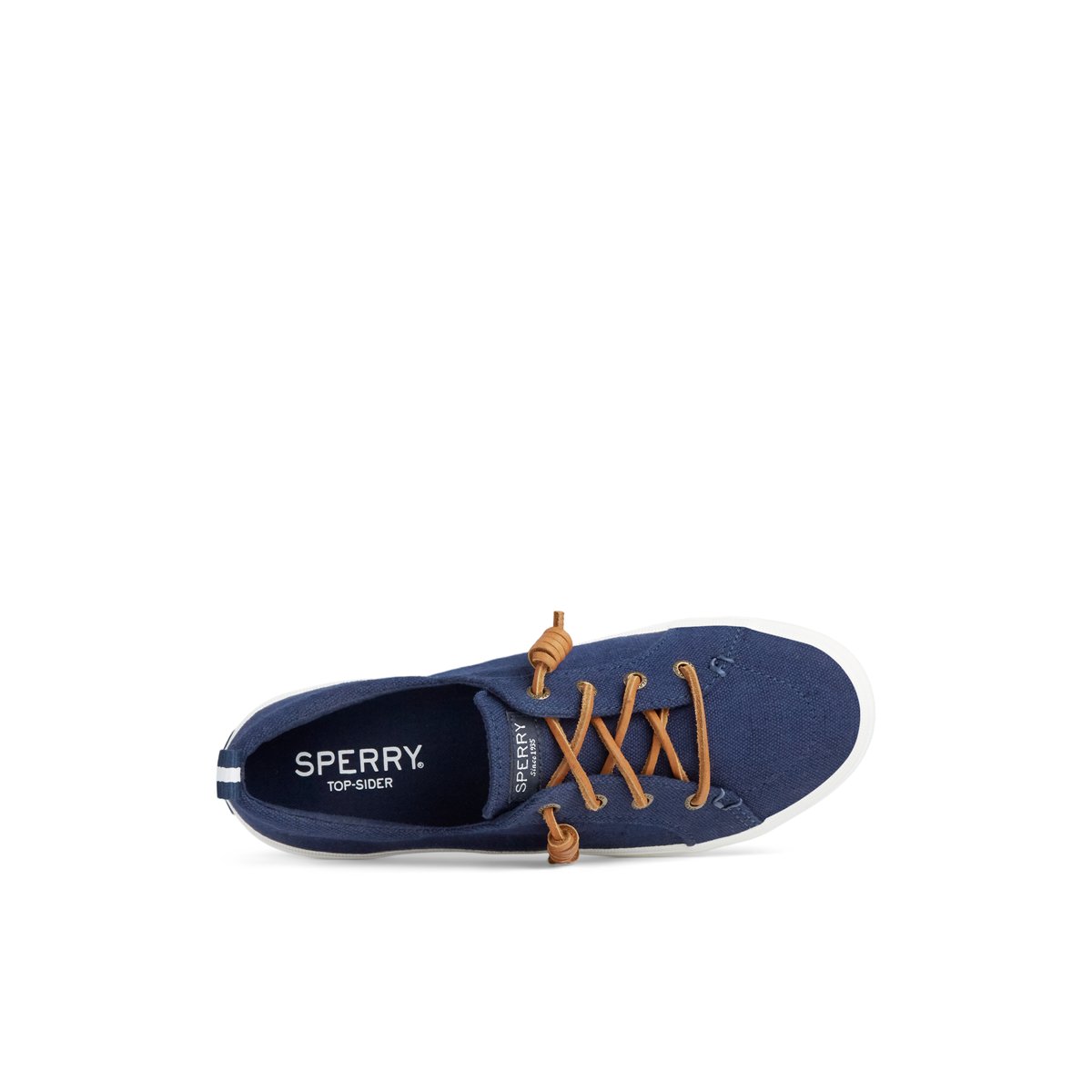 Navy Sperry Crest Vibe Sneaker | BZLFHPU-10