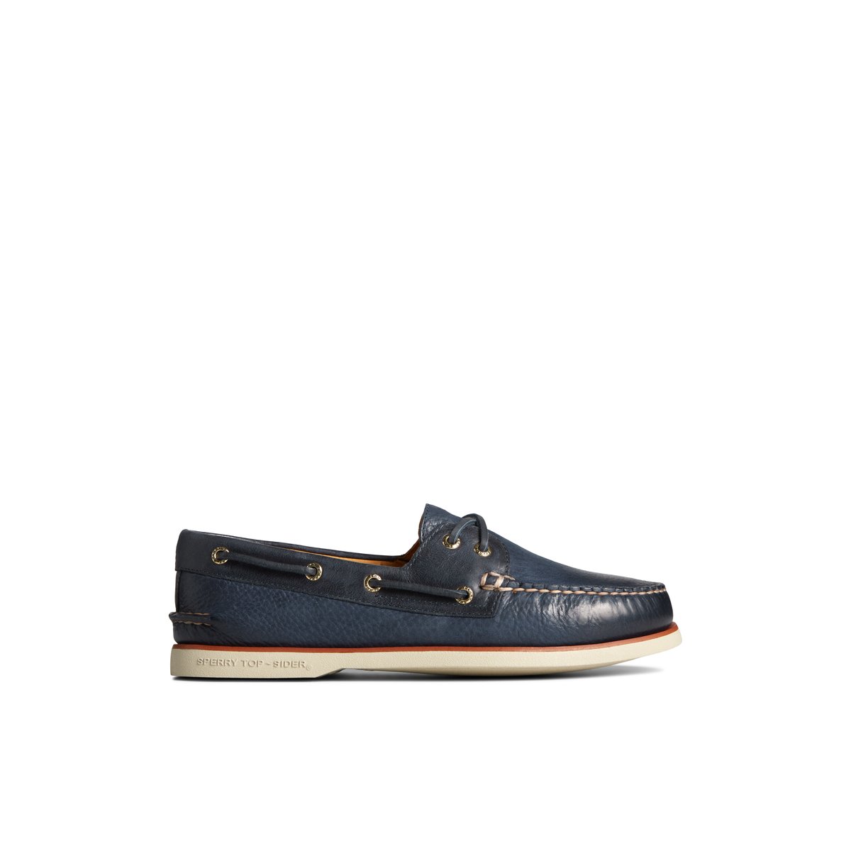 Navy Sperry Gold Cup Authentic Original Rivingston Boat Shoe | ZNVIUHA-43