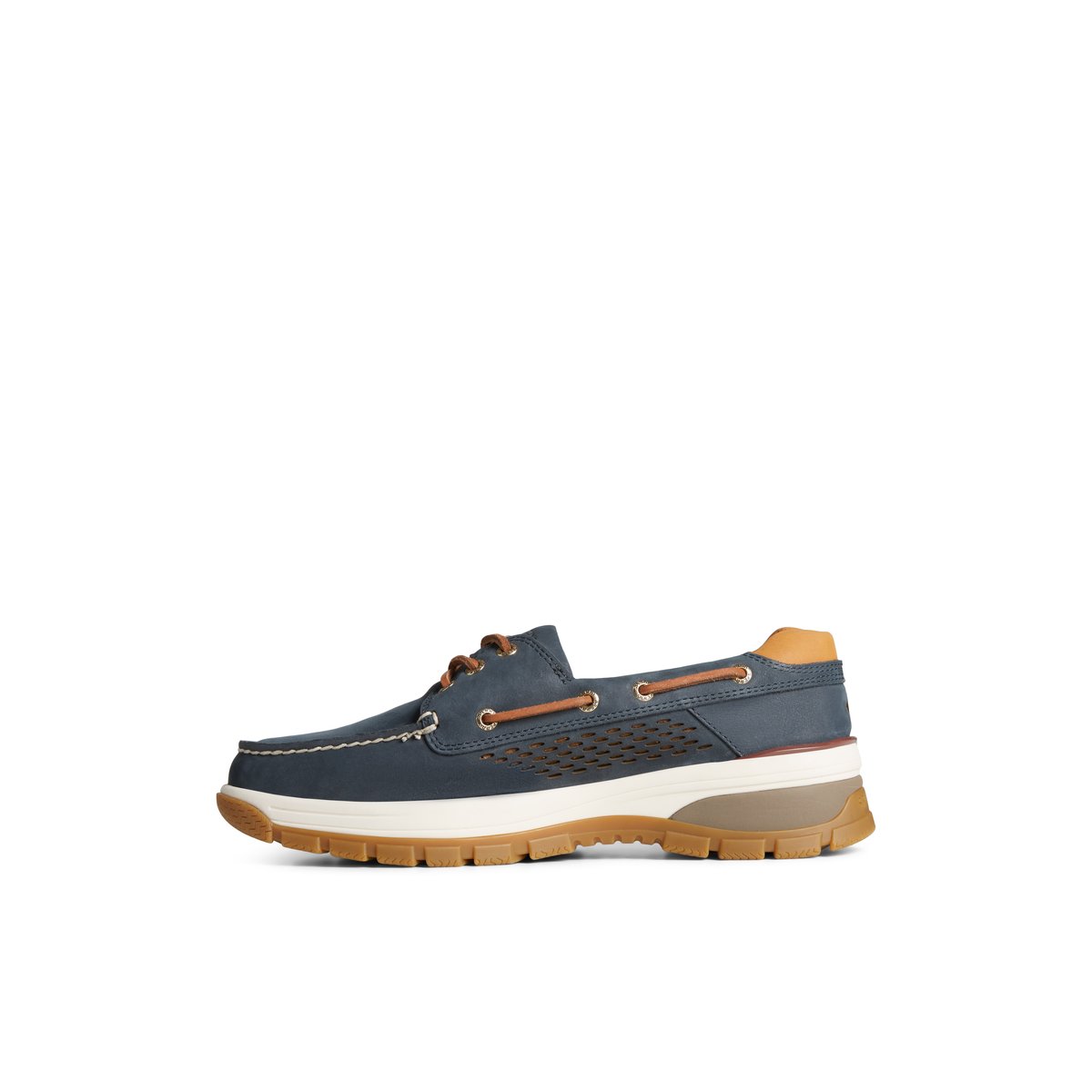 Navy Sperry Gold Cup Billfish PLUSHWAVE Boat Shoe | JQKWUND-57