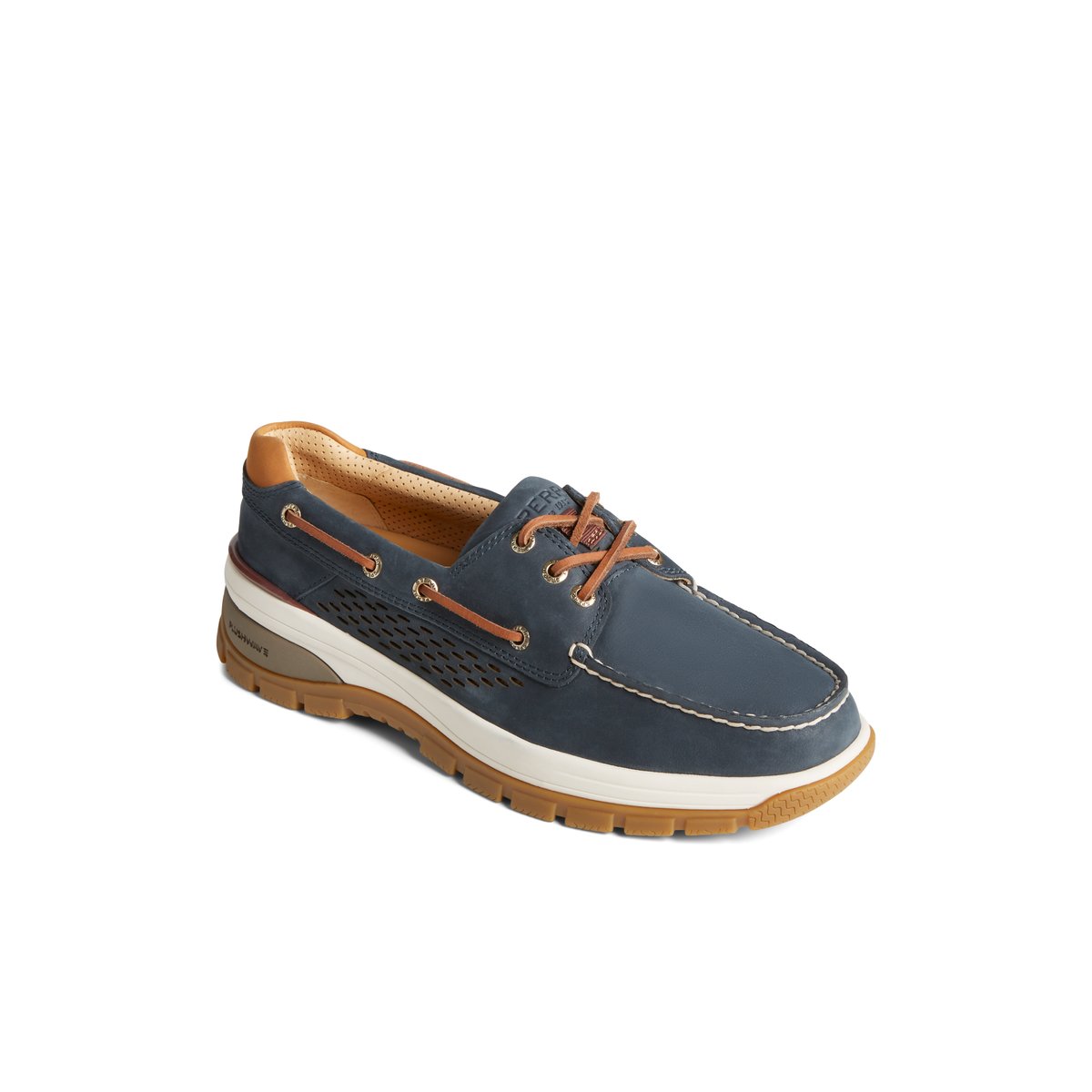 Navy Sperry Gold Cup Billfish PLUSHWAVE Boat Shoe | JQKWUND-57