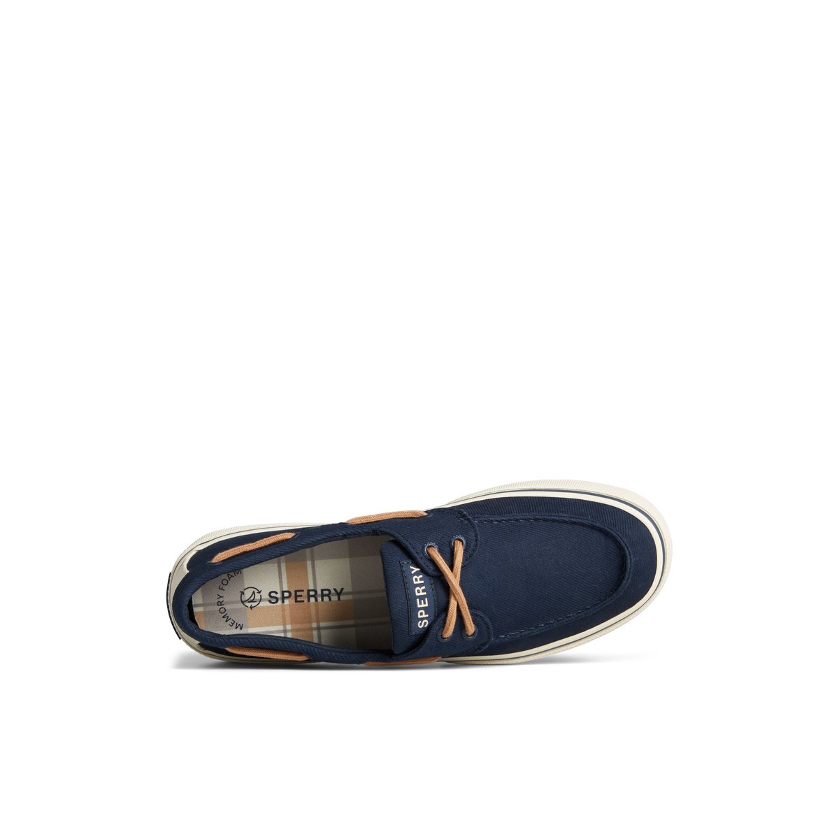 Navy Sperry Halyard 2-Eye Boat Shoe | TNJQFHE-20