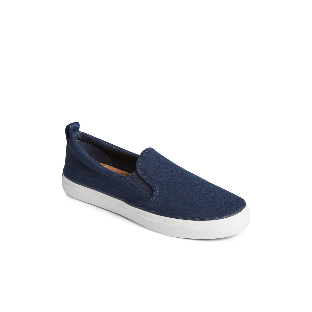 Navy Sperry SeaCycled Crest Twin Gore Canvas Sneaker | YENQXAD-15