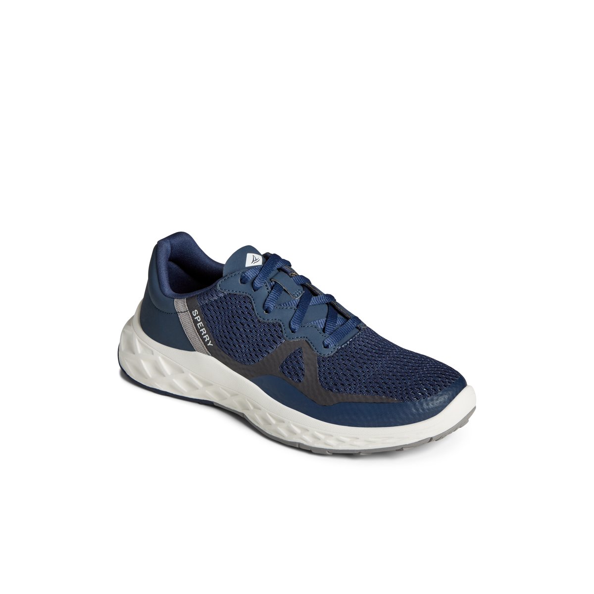 Navy Sperry SeaCycled Headsail Sneaker | GAEPSDN-40