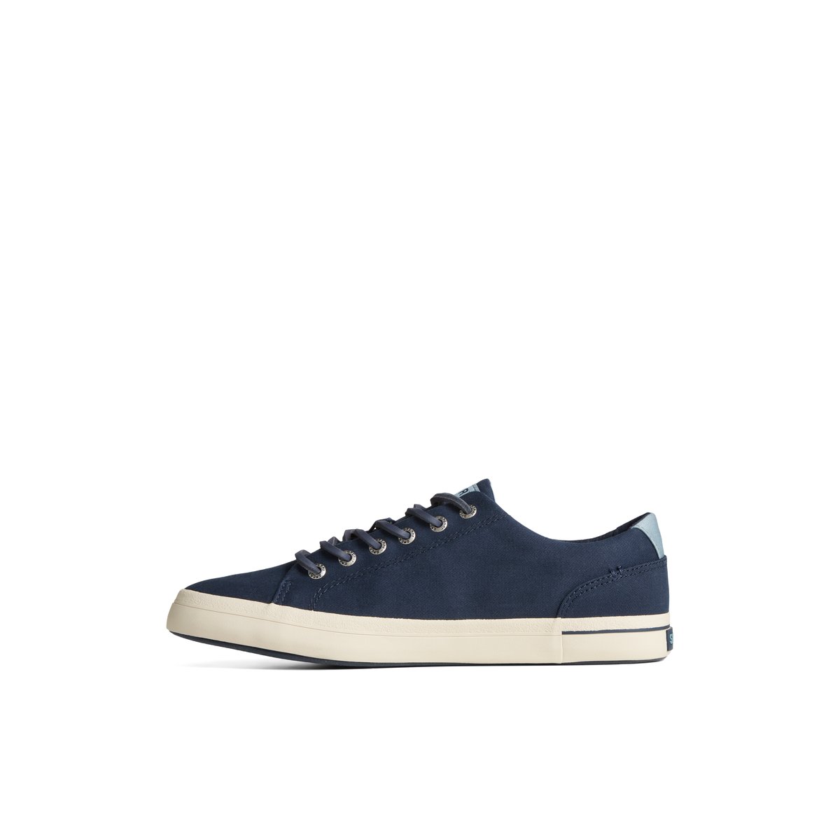 Navy Sperry SeaCycled Striper II Textile Sneaker | IYVWMKP-10