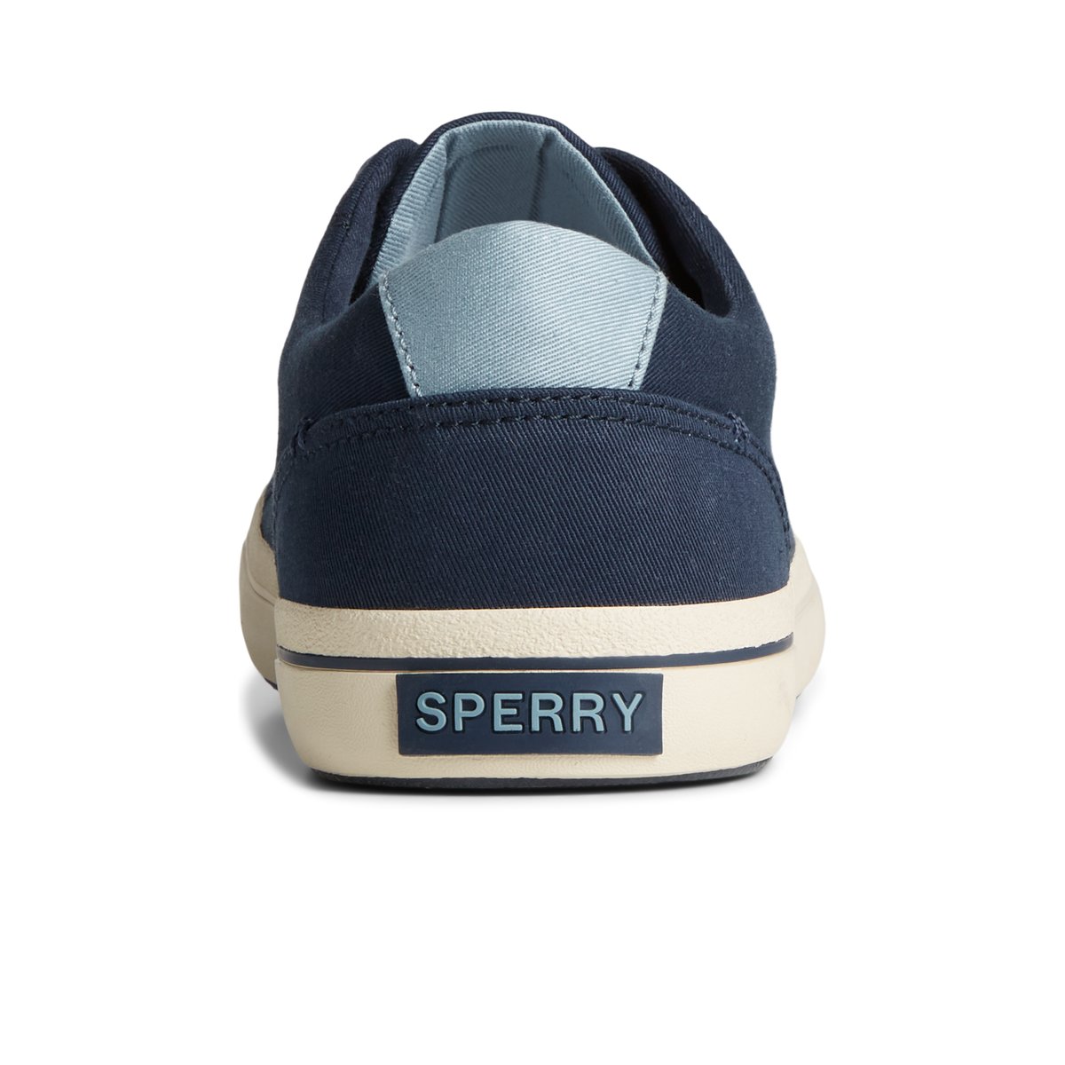 Navy Sperry SeaCycled Striper II Textile Sneaker | IYVWMKP-10