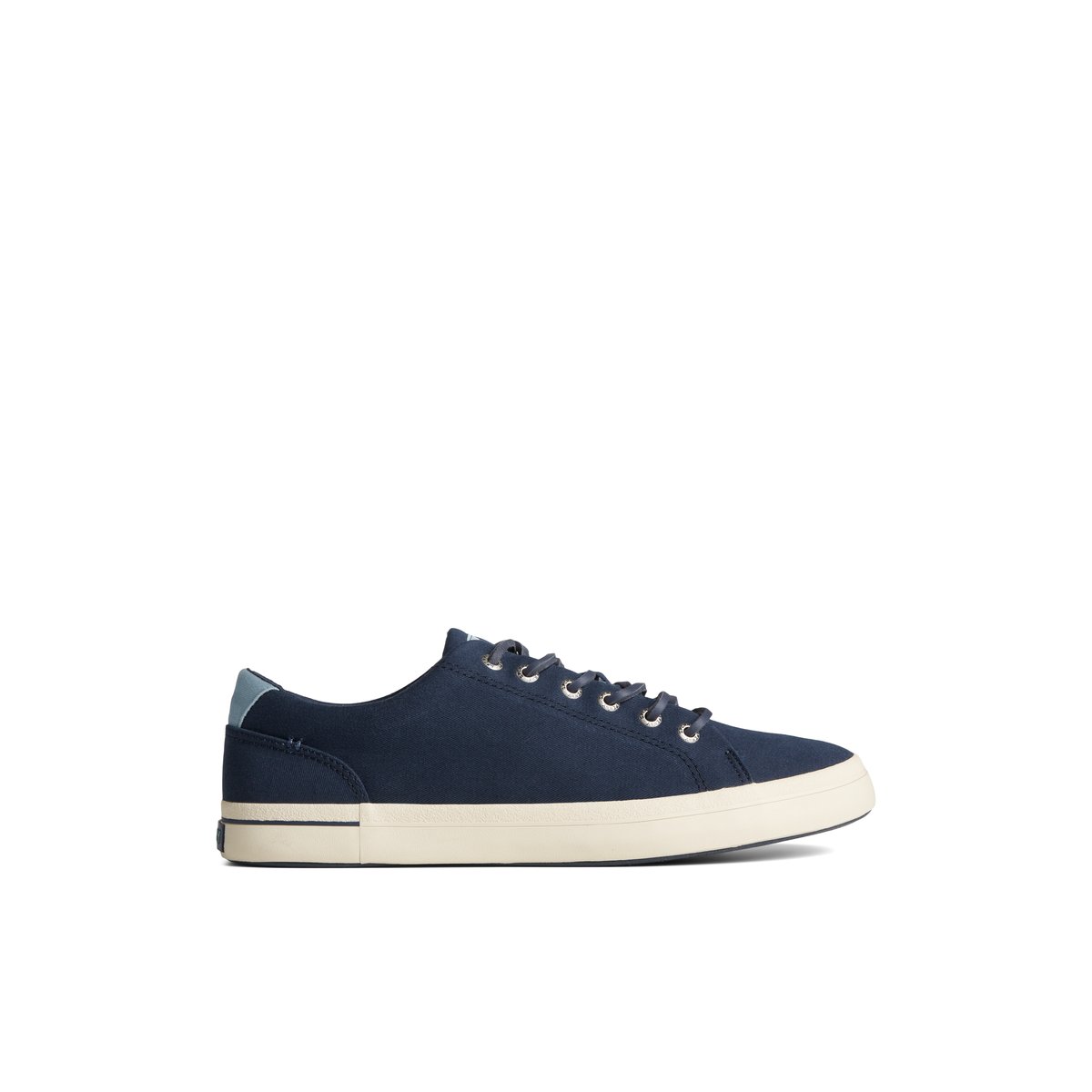 Navy Sperry SeaCycled Striper II Textile Sneaker | IYVWMKP-10