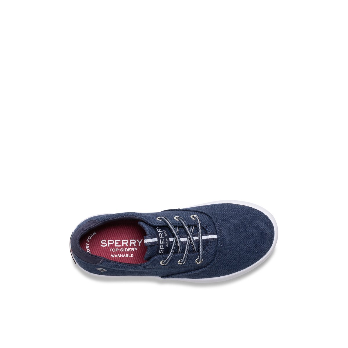 Navy Sperry Spinnaker Washable Sneaker | NGRZJHL-76