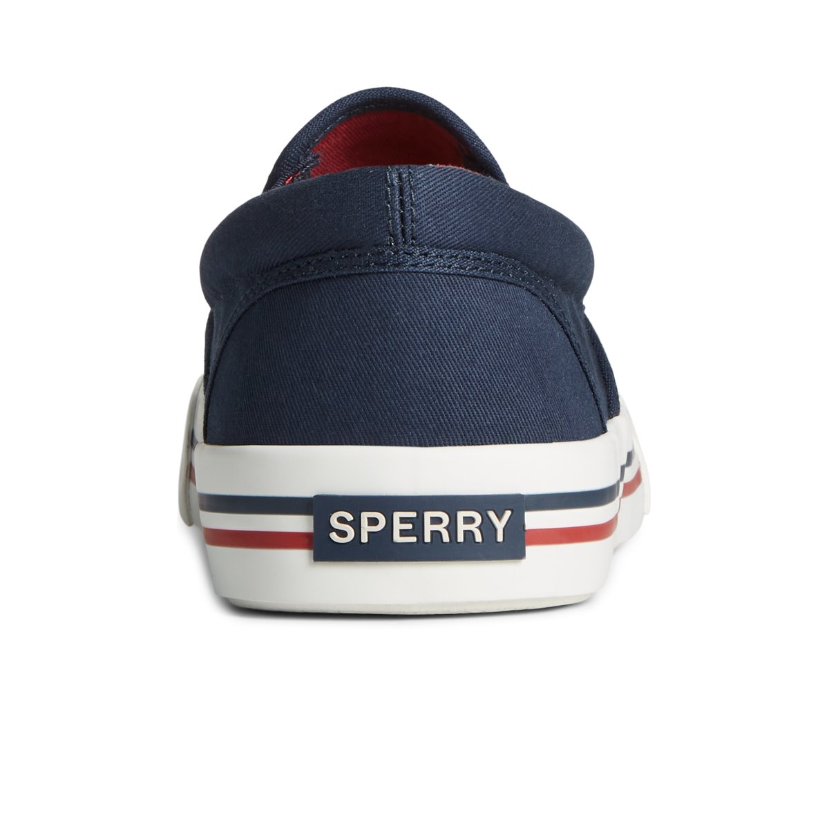 Navy Sperry Striper II Nautical Slip On Sneaker | MERWYGX-92