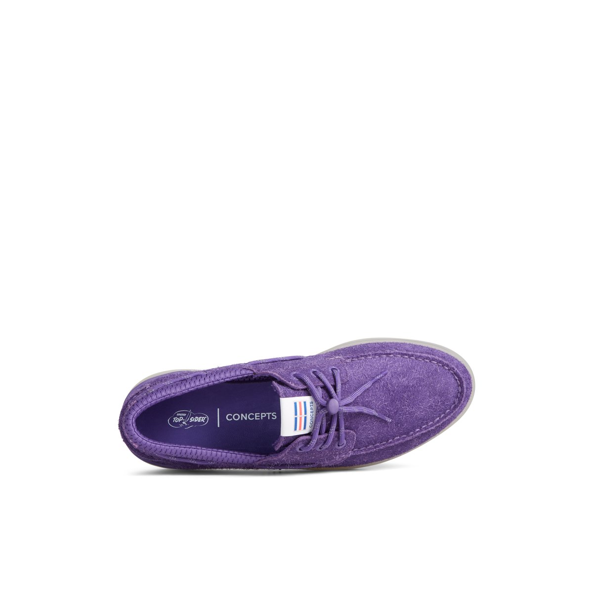 Purple Sperry Concepts Authentic Original 3-Eye Cup Boat Shoe | MPEIKCF-28