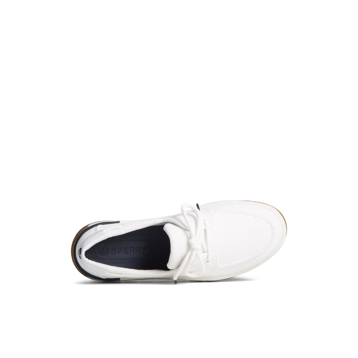 White Sperry Augusta Boat Shoe | QEFYBLR-51