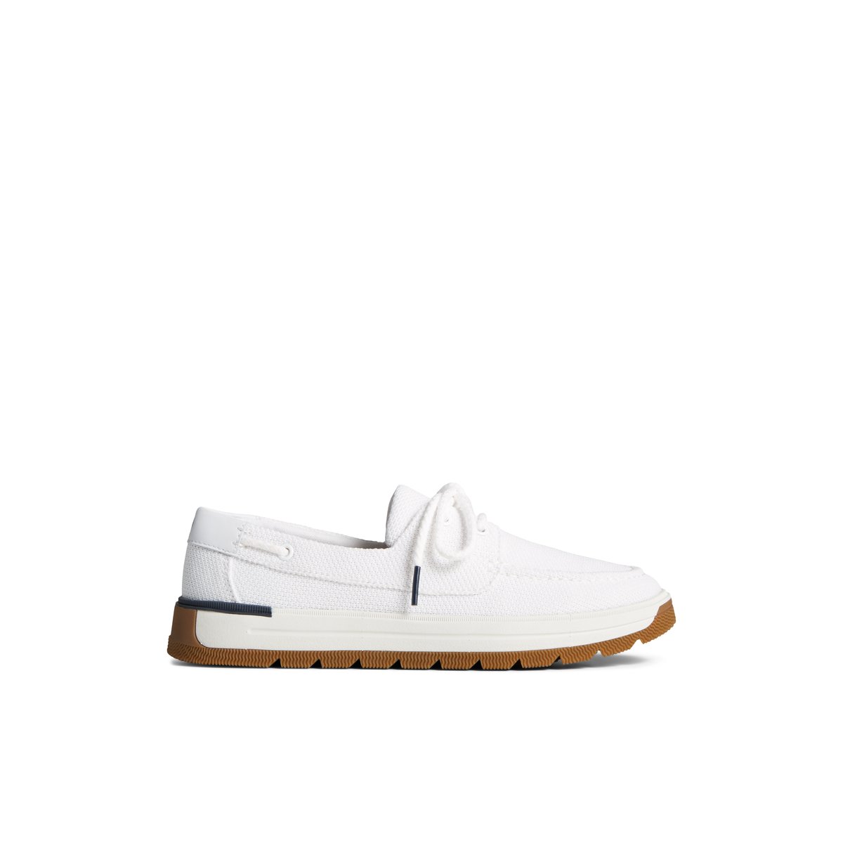 White Sperry Augusta Boat Shoe | QEFYBLR-51