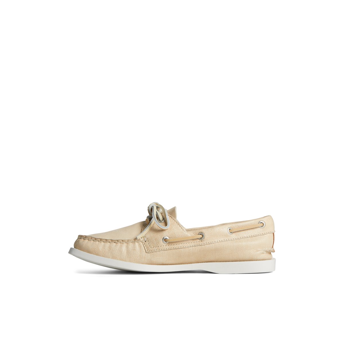 White Sperry Authentic Original Two-Tone Boat Shoe | CMFVGOE-35