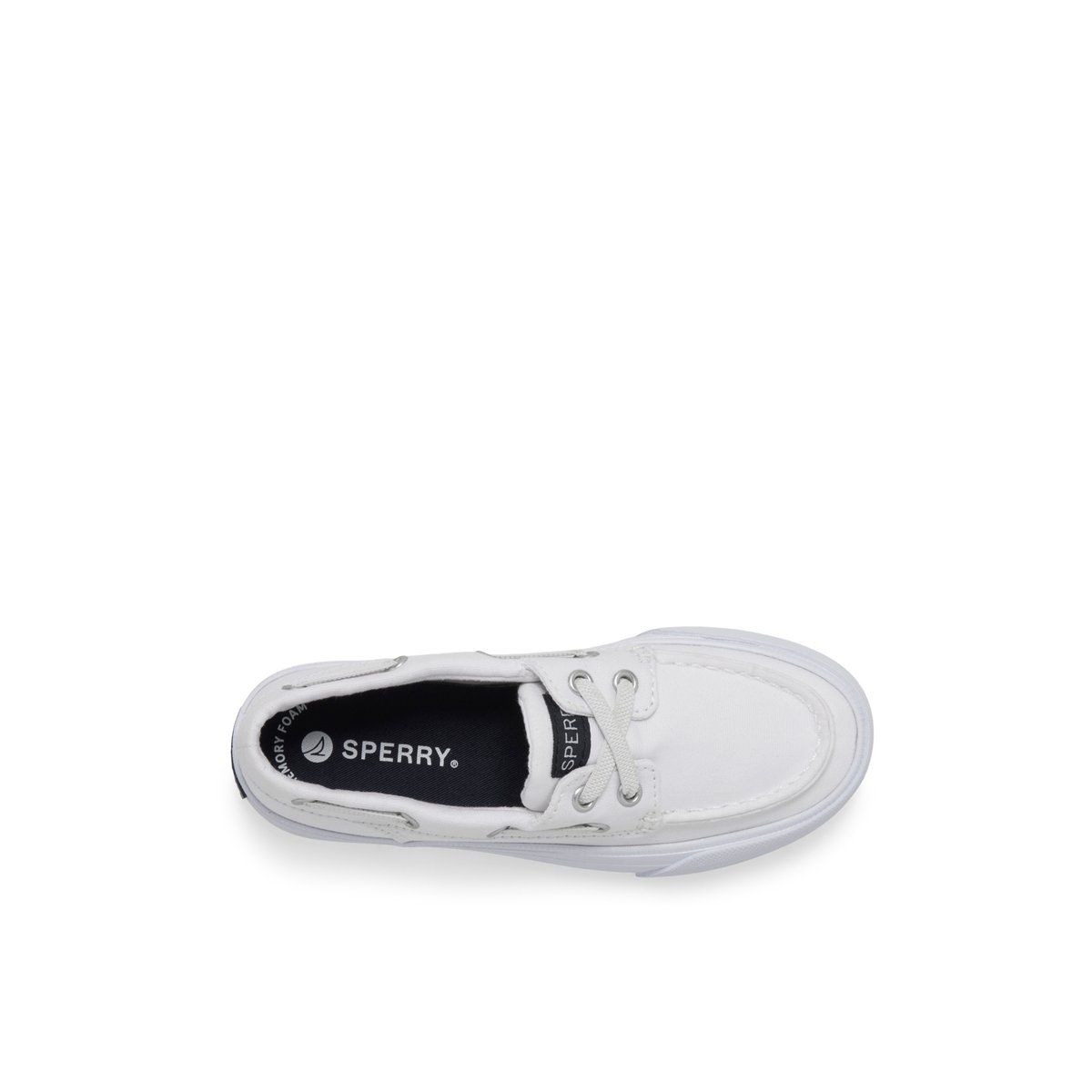 White Sperry Bahama Platform Sneaker | FWNDMZP-82