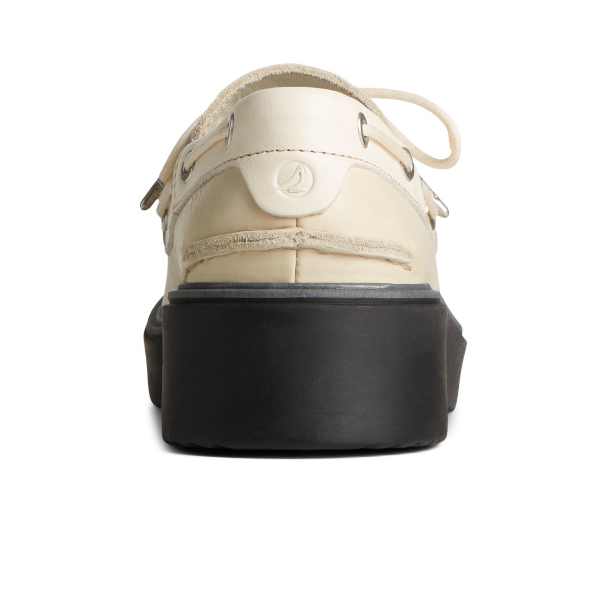 White Sperry Bayside Boat Shoe | MBHPFTN-45