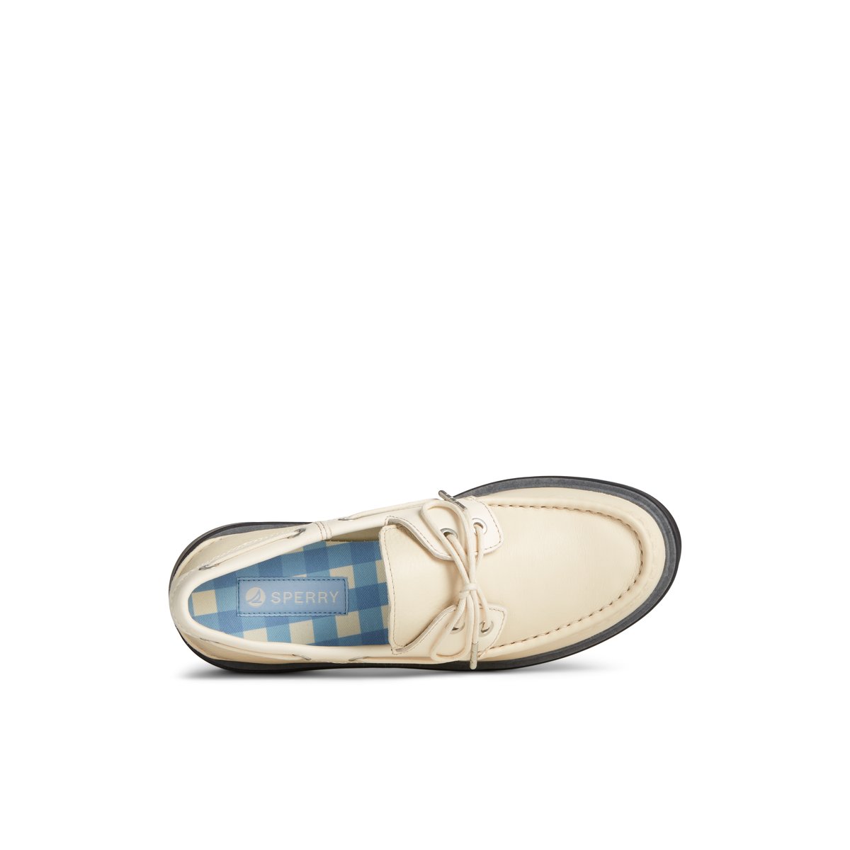 White Sperry Bayside Boat Shoe | MBHPFTN-45