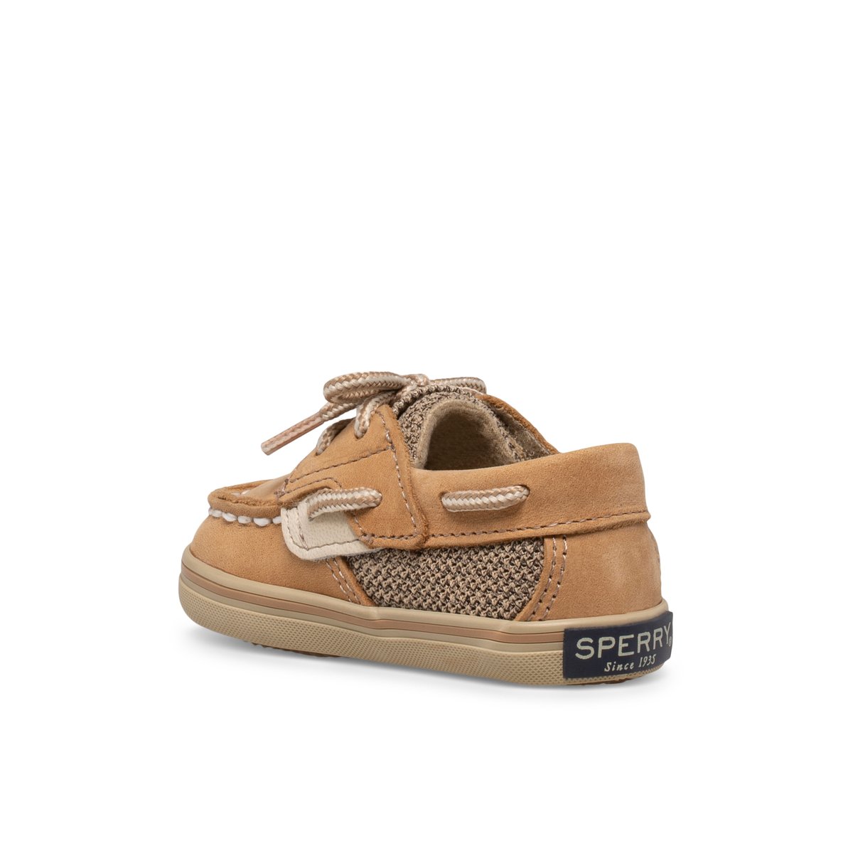 White Sperry Bluefish Crib Junior Boat Shoe | VHULXBZ-82