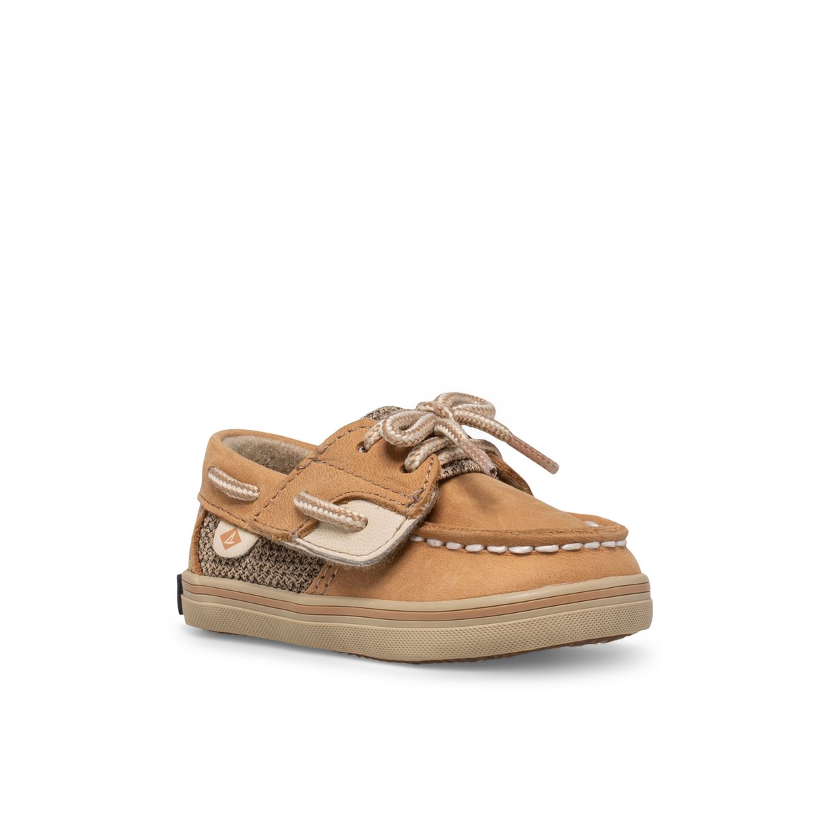 White Sperry Bluefish Crib Junior Boat Shoe | VHULXBZ-82