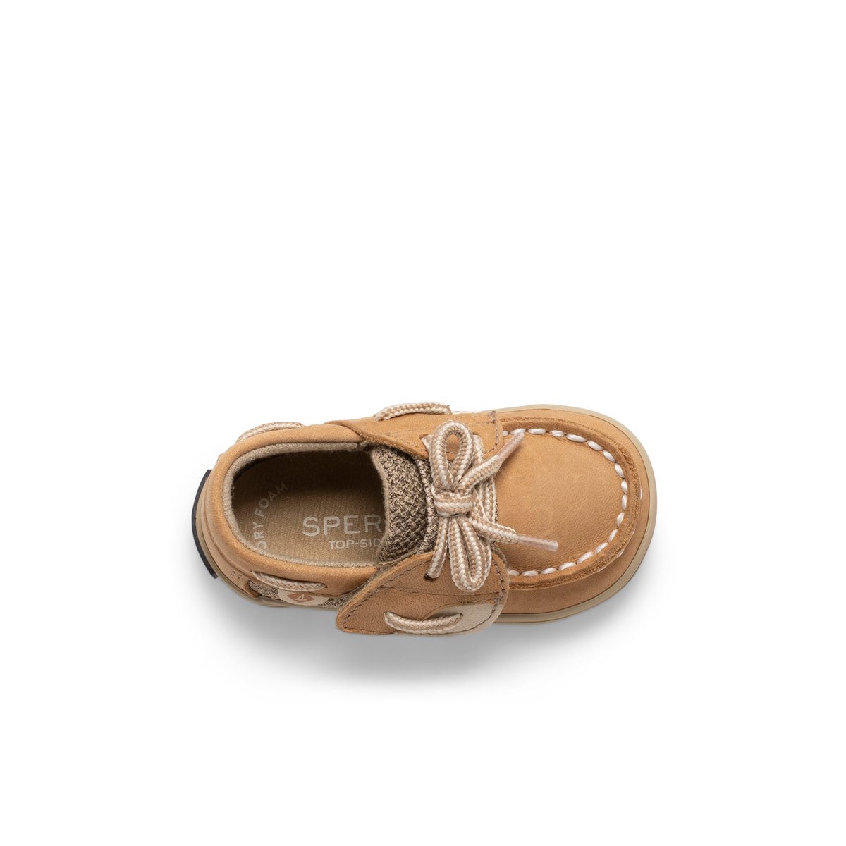 White Sperry Bluefish Crib Junior Boat Shoe | VHULXBZ-82