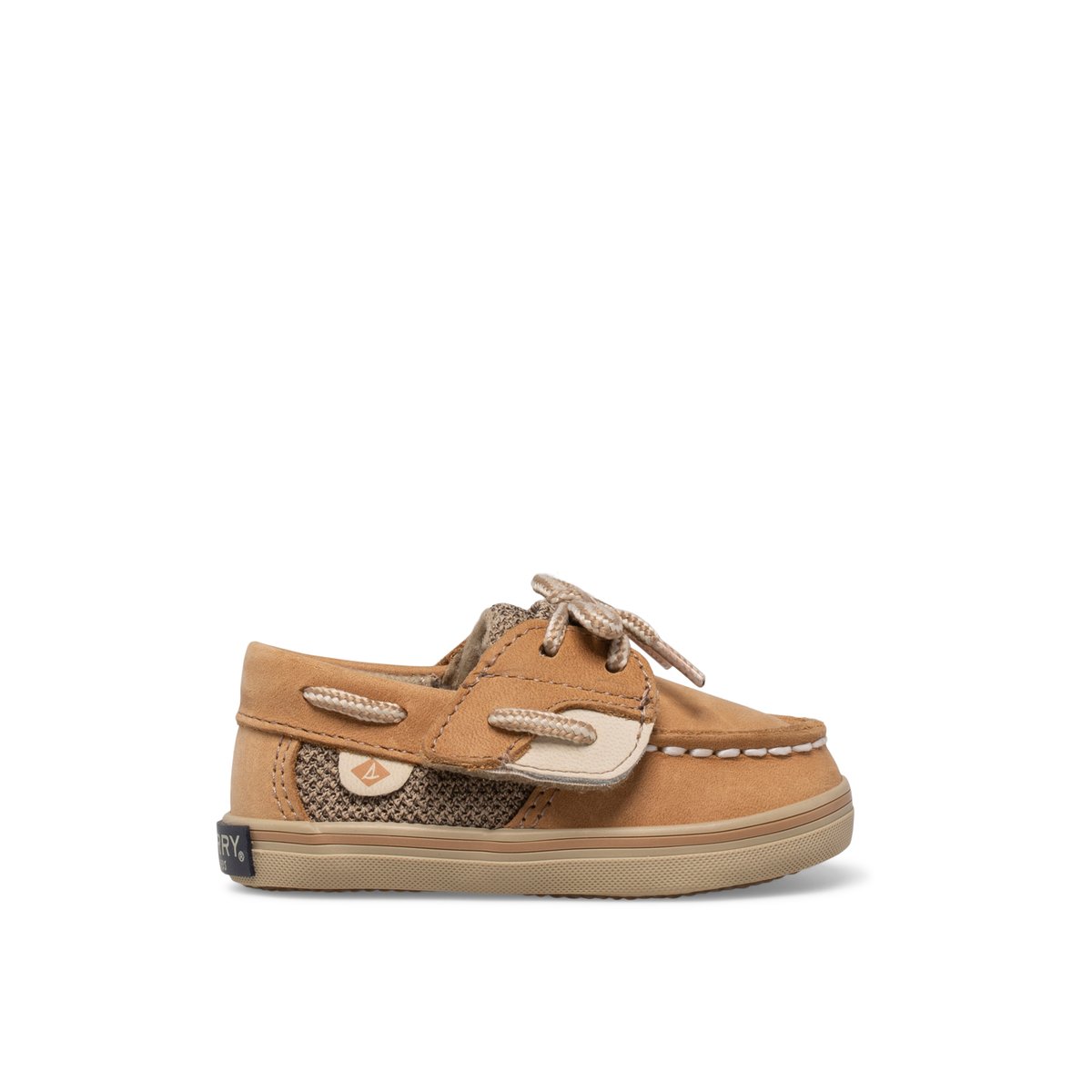 White Sperry Bluefish Crib Junior Boat Shoe | VHULXBZ-82