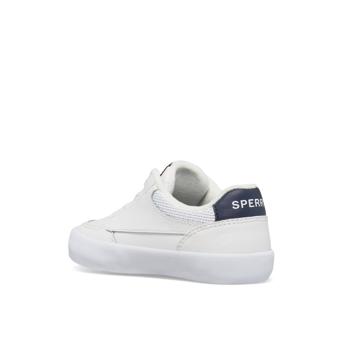 White Sperry Boardwalk Junior Sneaker | JEYSHDR-09