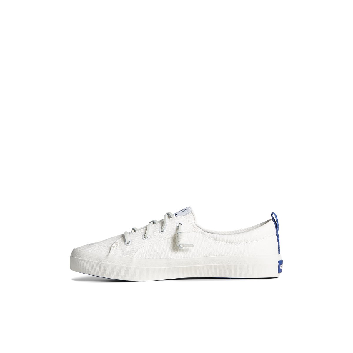 White Sperry Crest Vibe Floral Sneaker | ULEVRCX-40