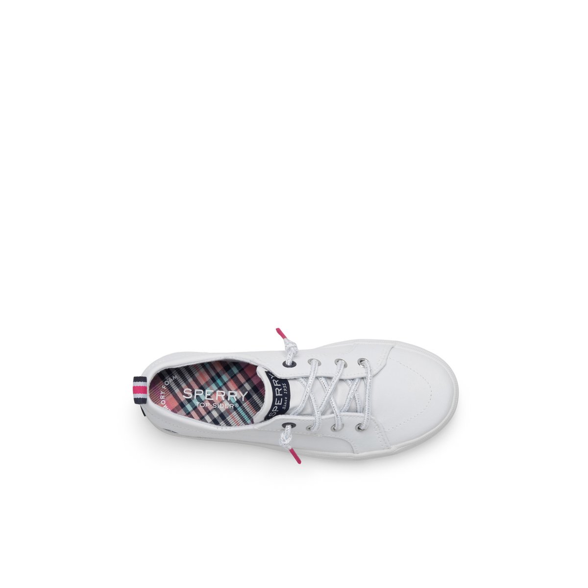 White Sperry Crest Vibe Sneaker | WHTVLGQ-90