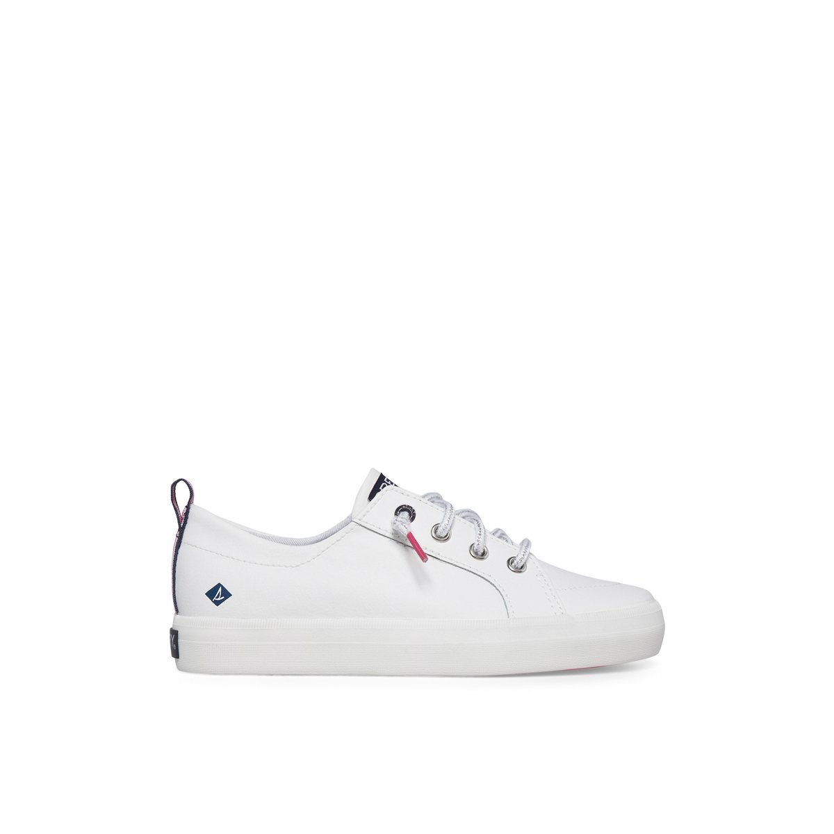 White Sperry Crest Vibe Sneaker | WHTVLGQ-90