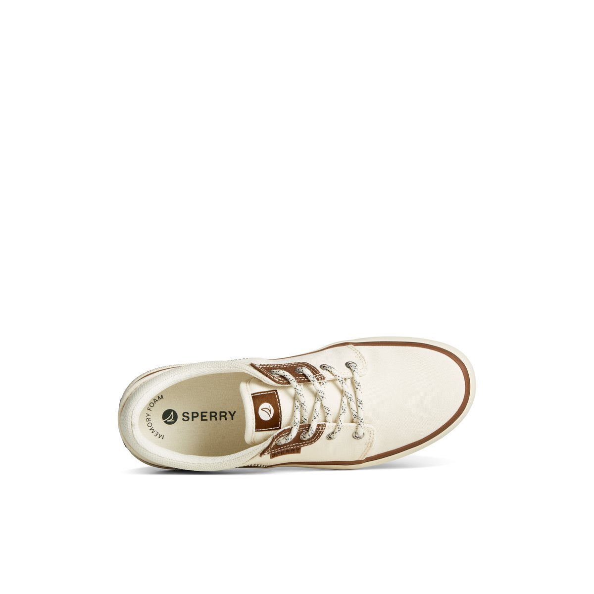 White Sperry Crossjack Sneaker | QLFOPED-82