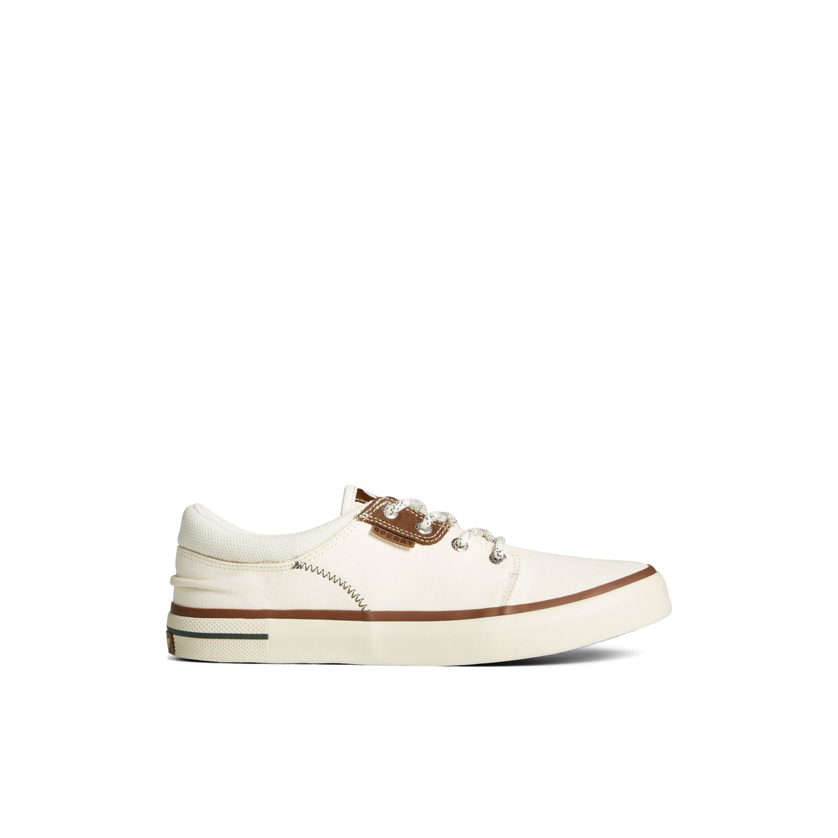 White Sperry Crossjack Sneaker | QLFOPED-82