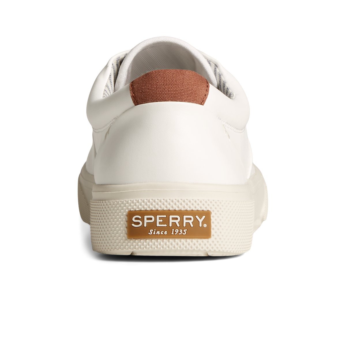 White Sperry Halyard CVO Sneaker | VEDFHIW-54